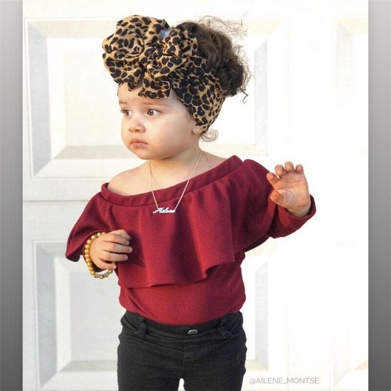 baby girl leopard print headband