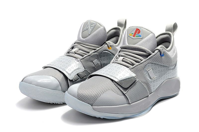 paul george shoes kids grey