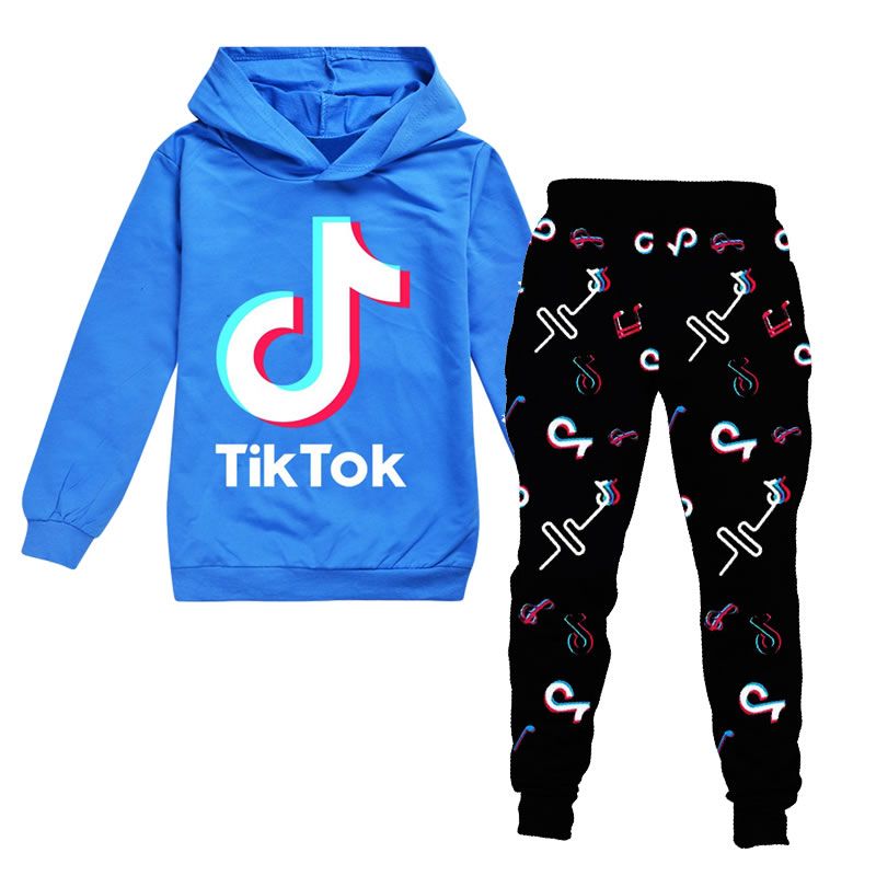 vêtements LVABC Ensemble TIK Tok avec Capuche et Pantalon avec linscription TIK Tok Unisexe Sweat-Shirt pour Enfants vêtements LVABC Ensemble TIK Tok avec Capuche et Pantalon avec linscription TIK Tok Unisexe Sweat-Shirt pour Enfants