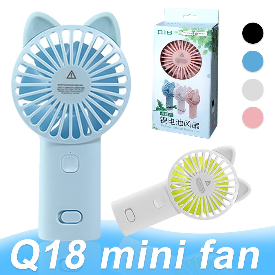Handheld USB Mini Silent Rechargeable Fan Adapted to The Home Bedroom Office for Gifts