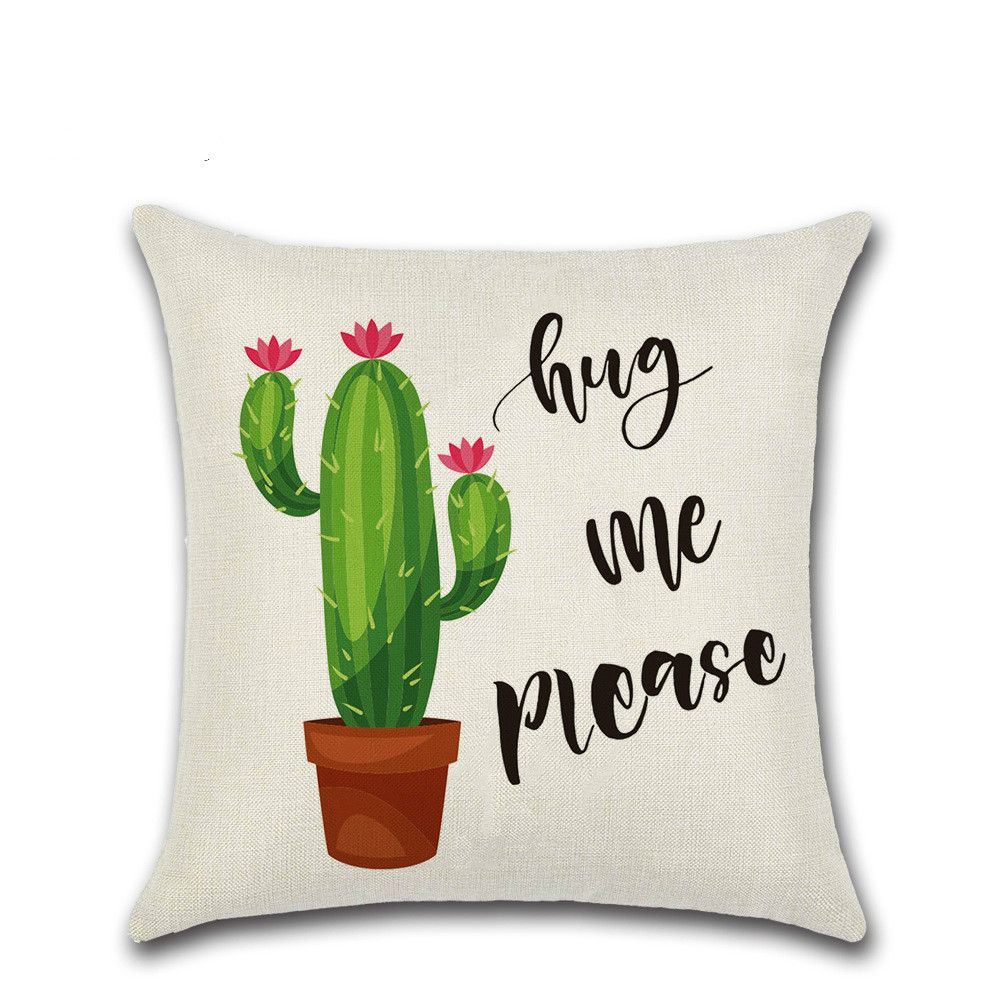Aprilfun Cuscino Copertura Casa Decor Gettare Divano Auto Cuscino Cactus Pineapple Stampato 18 x18 