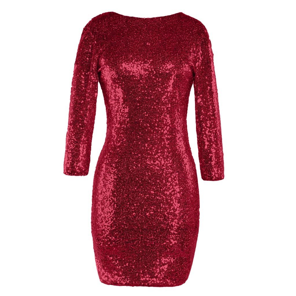 glitzy party dress