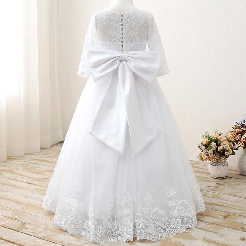 flower girl ivory dresses uk