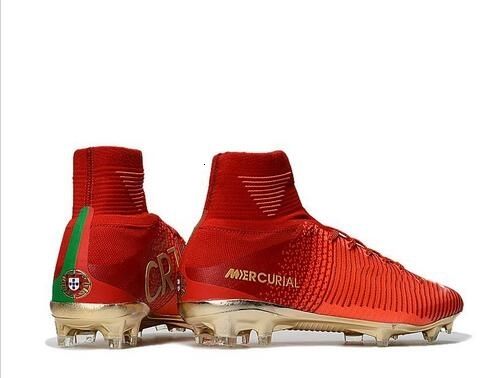 Red and gold football boots Clearance