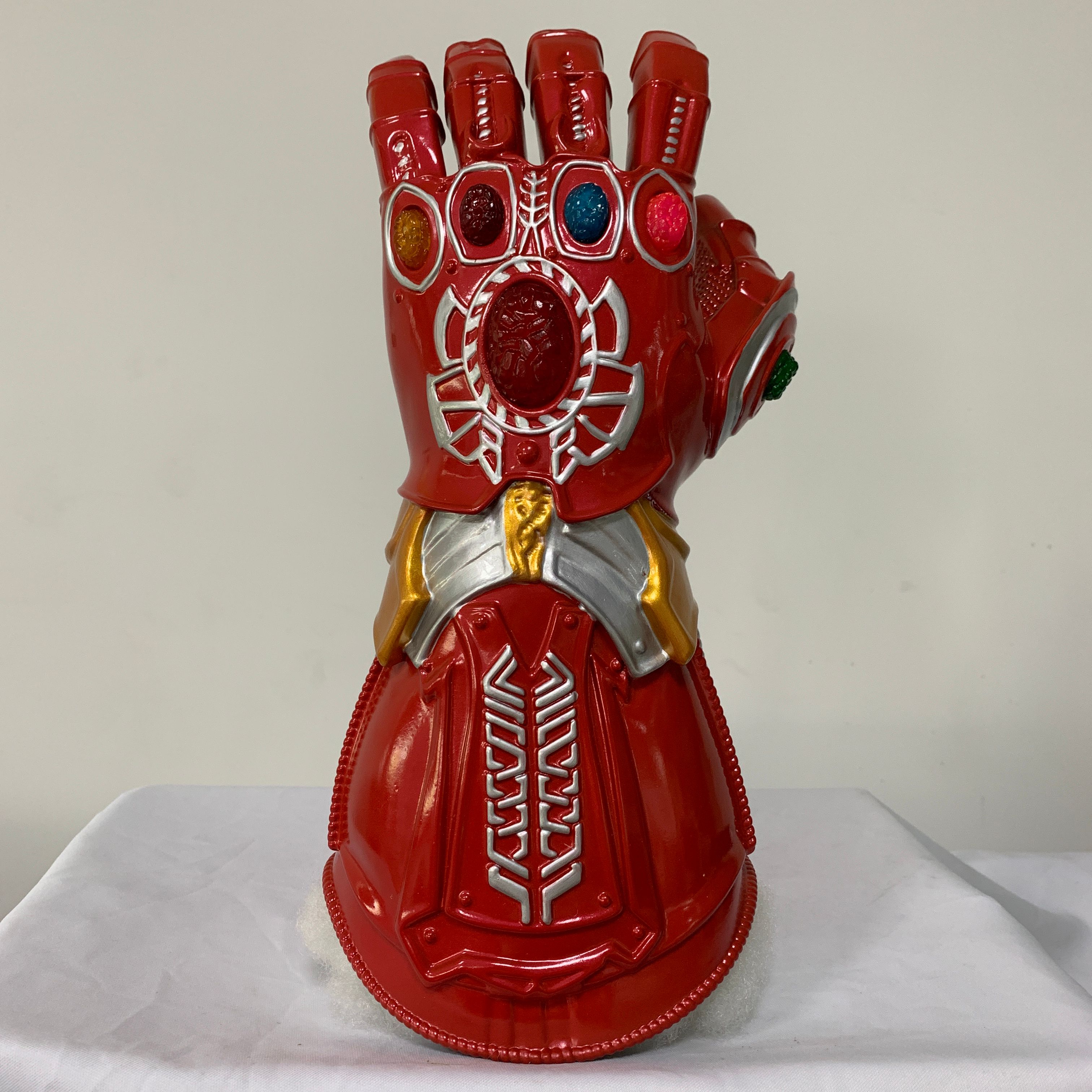 Gant De Thanos Iron Man 2019 Date rouge Avengers 4 Iron Man costume de gant Led infini gant thanos  gants Avengers