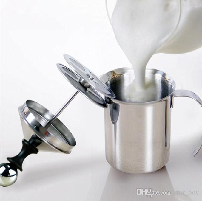 espumador de leche espumador de leche para el hogar espumador de caf/é espumador de leche de mano Bomba de espumador de leche caf/é con leche