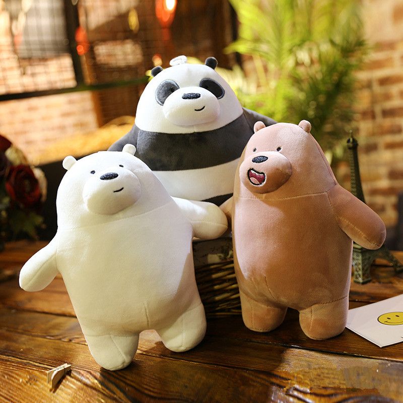 we bare bears teddy bears