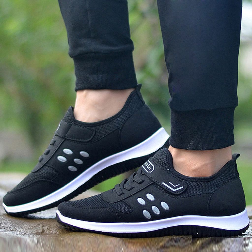 casual solid color sneakers