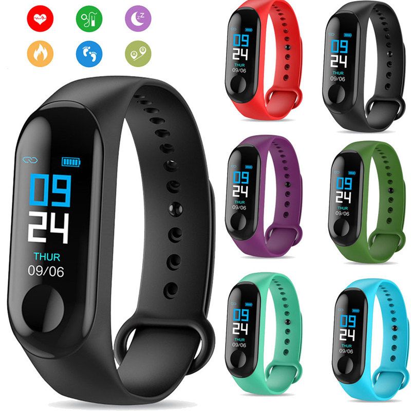 M3 Sport Smart Watch Men Women Smart Band Bracelet Heart Rate Monitor  Waterproof Smart Wristband Smartband Fitness Tracker Watch - Smart Watches  - AliExpress