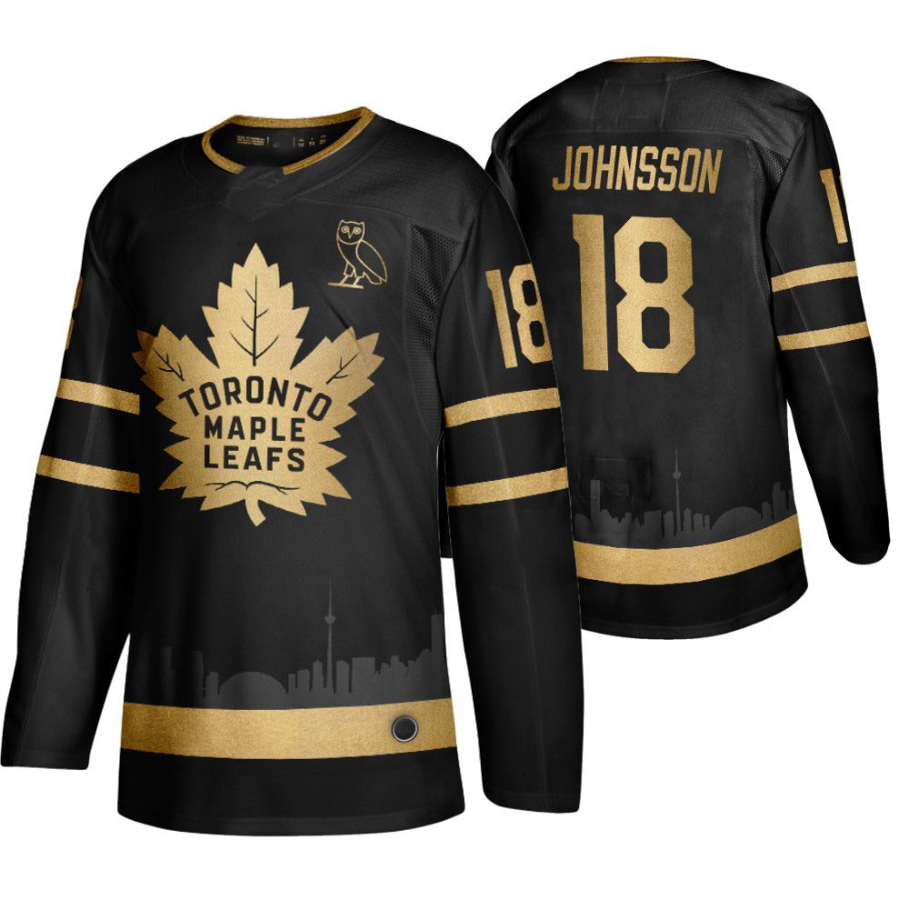 toronto maple leafs black jersey