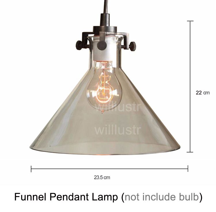 lampe suspension entonnoir