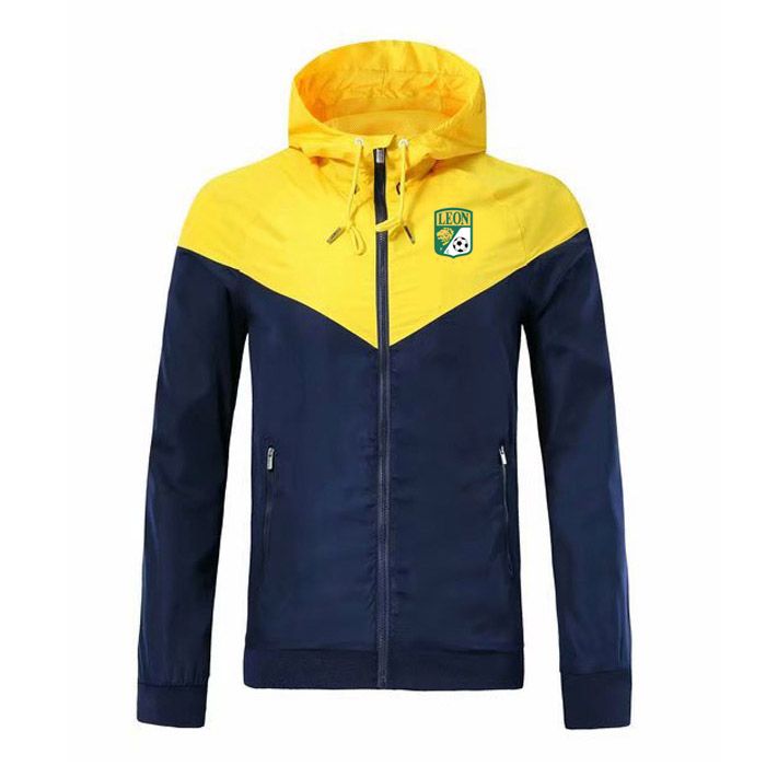 Club Leon Men Hooded Soccer Jackets 
