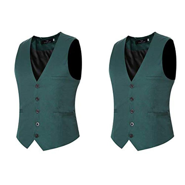Mens Designer Wedding Vest Slim Fit 