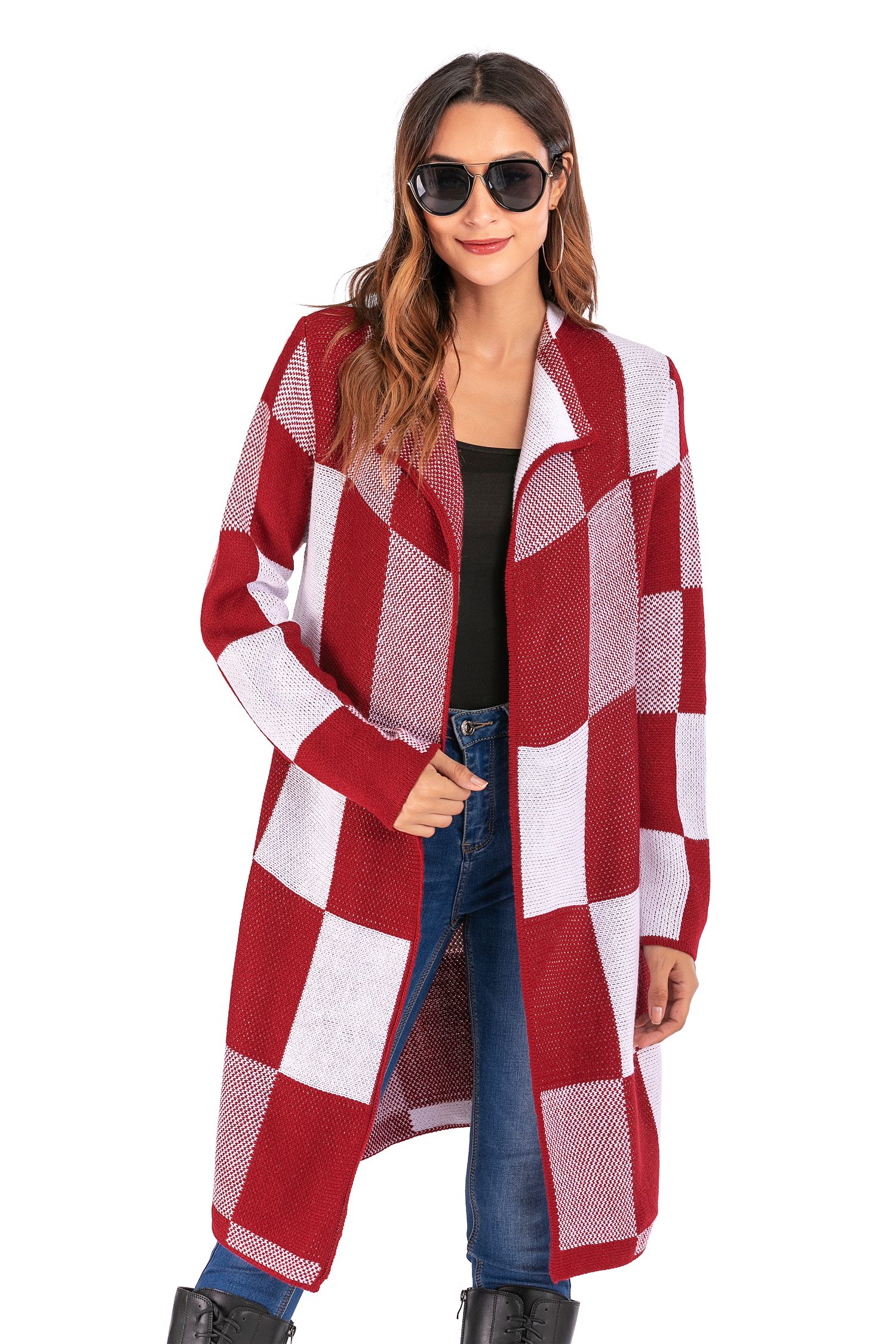 2019 luxury female designer sweater large size womens long section high quality hot plaid jacket ladies sweater from wotainanle1 25 05 dhgate com designer large size