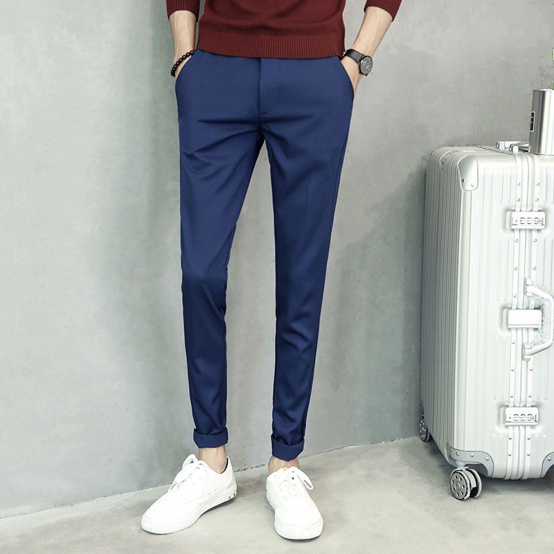 business casual navy pants
