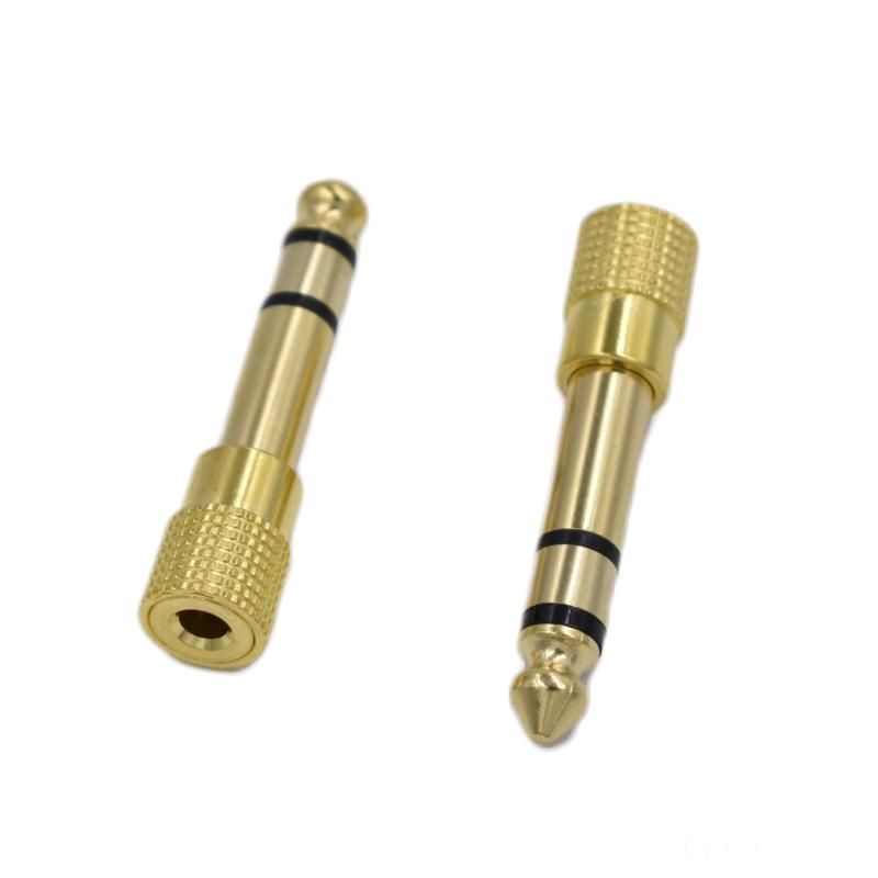Jack 6,5 6.35mm enchufe masculino de 3.5mm hembra del conector de auriculares Amplificador Jack 6,5 6.35mm enchufe masculino de 3.5mm hembra del conector de auriculares Amplificador