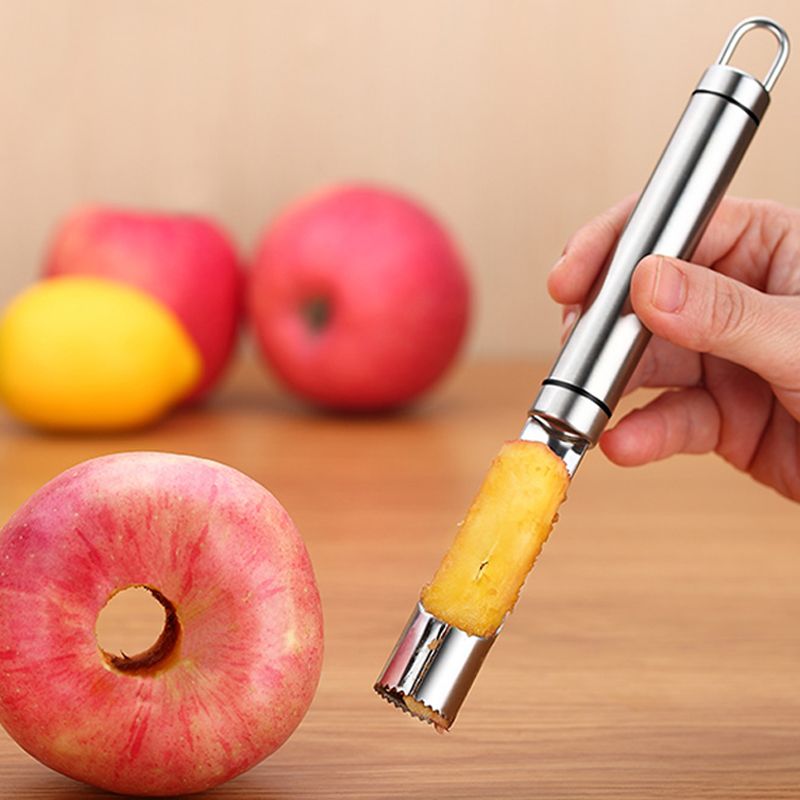 New Apple Corer Stainless Steel Pear Fruit Vegetable Tools Core Seed Remover Cut New Apple Corer Stainless Steel Pear Fruit Vegetable Tools Core Seed Remover Cut