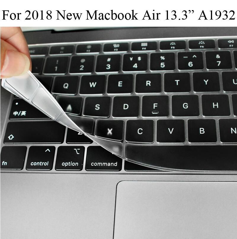 EU UK Version For 2018 New Macbook Air A1932 13.3 Keyboard Cover Protector skin