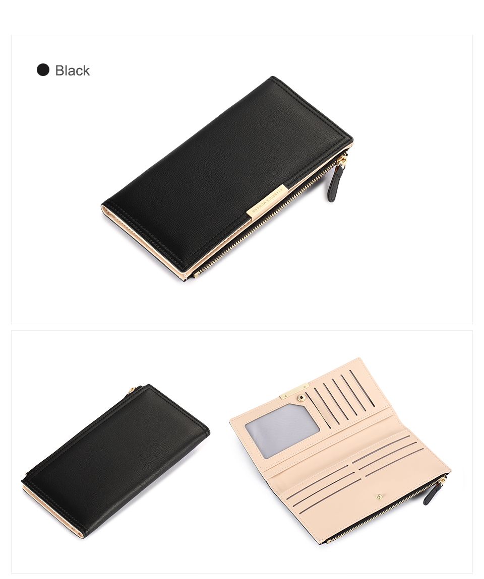 SHUNYUS Card Holder Pocket Wallets Real Leather Short Wallet Personality Creative Wallet Slim Credit Card Wallet For Women Or Men-Black