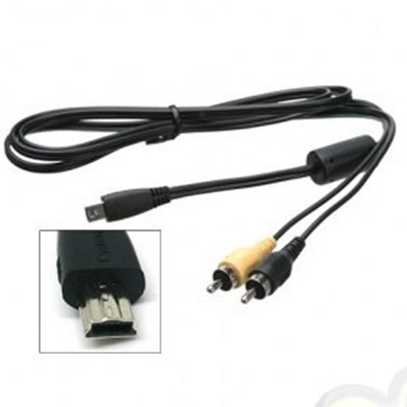 Cable AV AVC-DC400 para Canon Power Shot seleccione Cámaras 5FT Mini USB 6