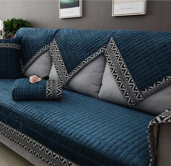 Fyjafon Sofa Cover Thick Soft Sofa Towel For Living Room Slip