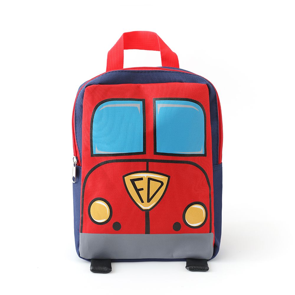 Bajo 2019 Cartón rojo del coche de bomberos niños escolares Mini mochila Niños