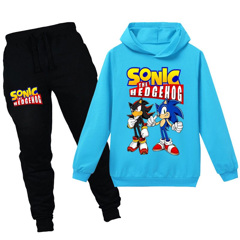 Sonic Hedgehog Kinder Hoodie Pullover Hosen Sets Anzug Langarm Trainingsanzug Sonic Hedgehog Kinder Hoodie Pullover Hosen Sets Anzug Langarm Trainingsanzug