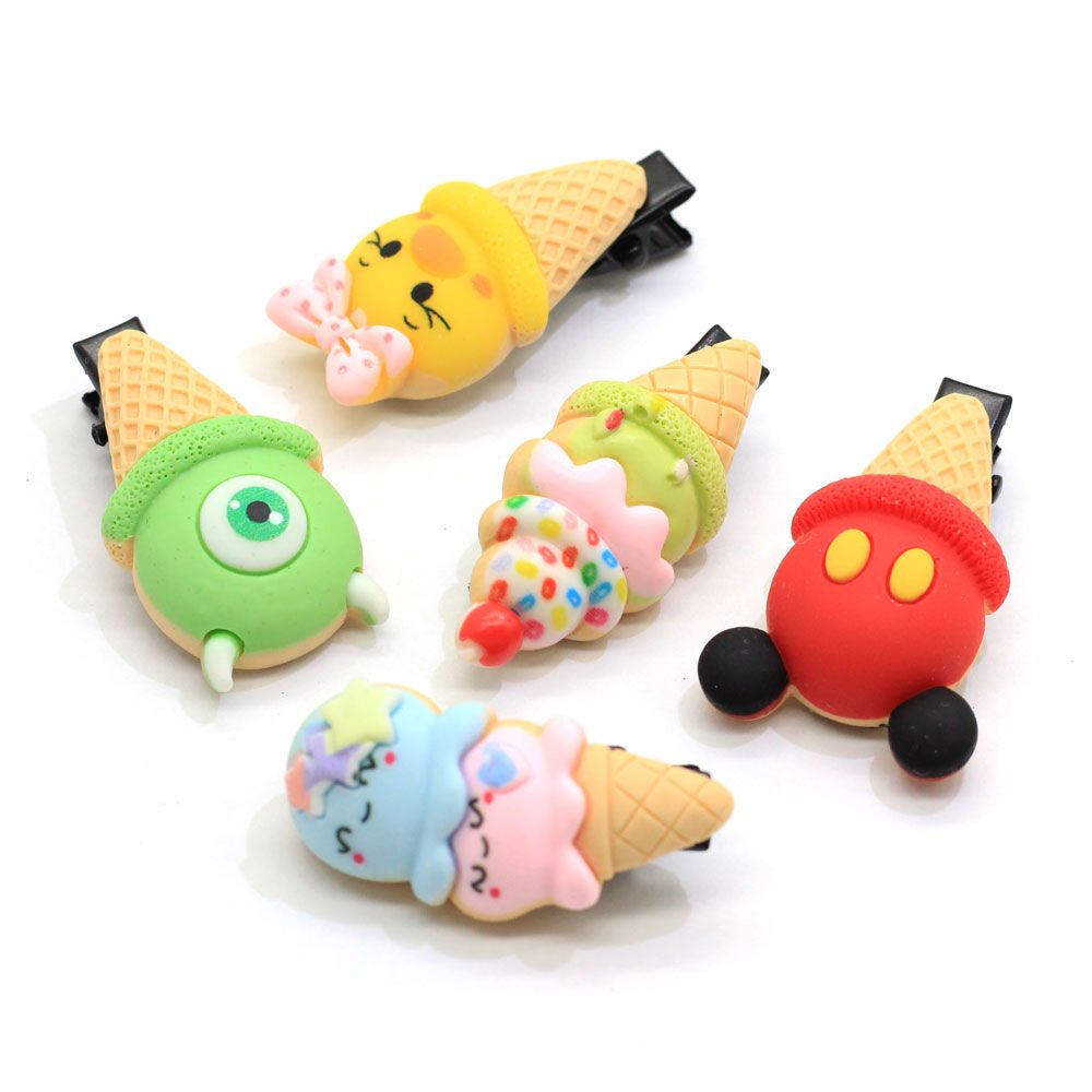 Hot Sale Kawaii Ice Cream Hair Barrette Cartoon Ice Cream Decor Alligator  Hair Clips Summer Icecream Popsicle Hair Accessories From Zhangxuan0808,  $0.38 | DHgate.Com