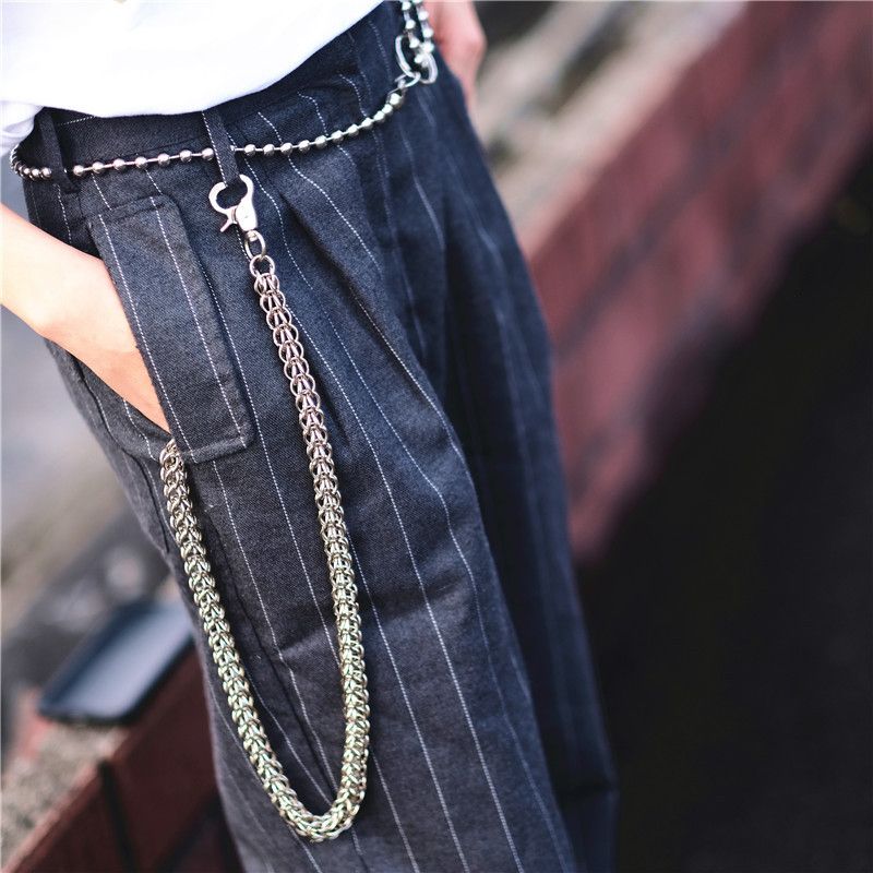 Key Chains Clip Hip Hop Jewelry Wallet Chain Belt Biker Link Pants KeyChain