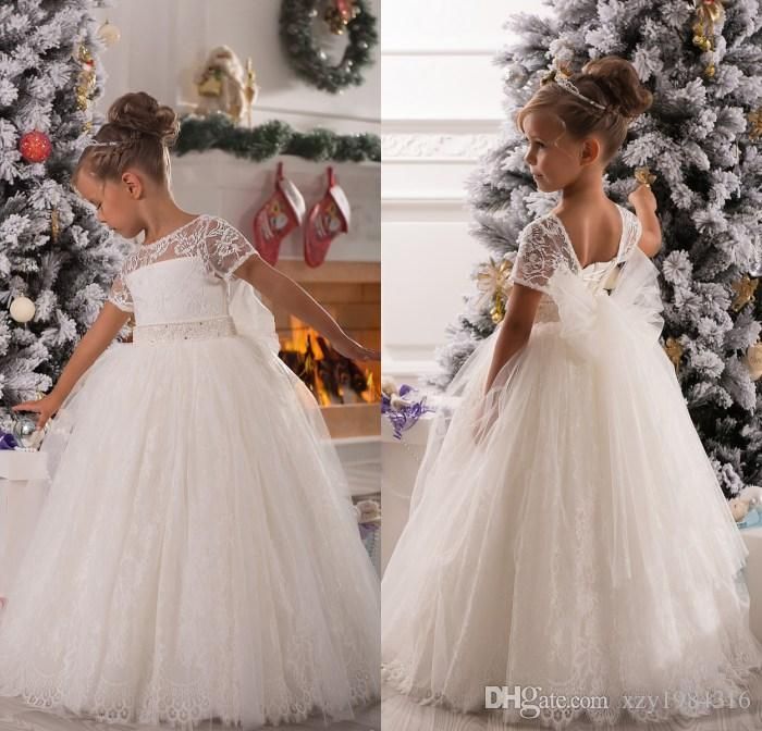 christmas flower girl dresses