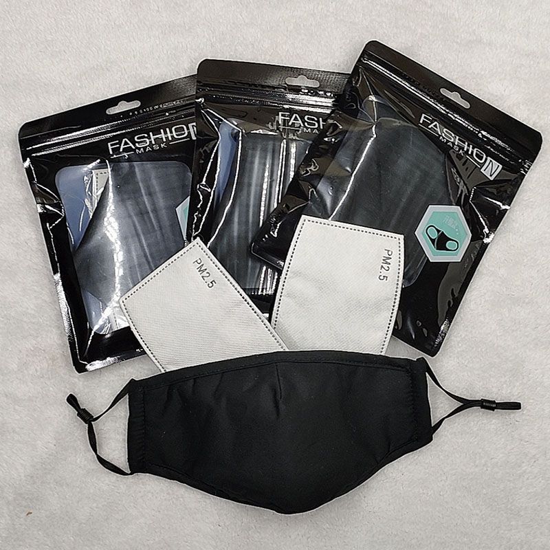 2021 Wholesale Washable PM2.5 Mask Filter Anti Odor Smog Custom Cotton