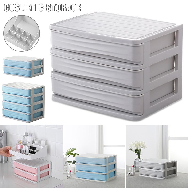 2019 Desktop Storage Box Cosmetic Makeup Organizer With Drawer