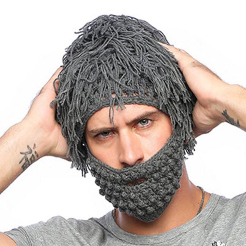 Hat Men Winter Handmade Crochet Hats 