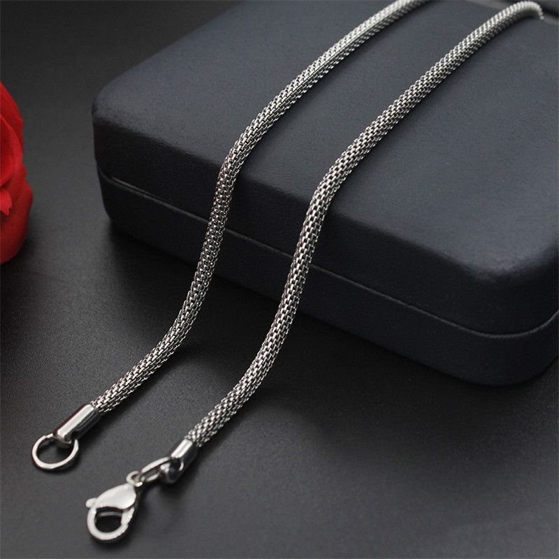 3mm Silver -Mesh chain