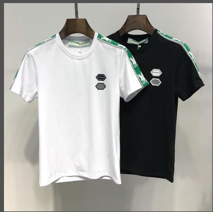 Compre 2019 Camiseta De Lujo Marca BLANCA Tops De Lujo Camisetas De Diseñador Para Hombre Mujer S Camiseta Mujer Camiseta Hombre Ropa De Manga Corta Blanca A 22,6 € Del Yijiafuchaoshi886 | DHgate.Com