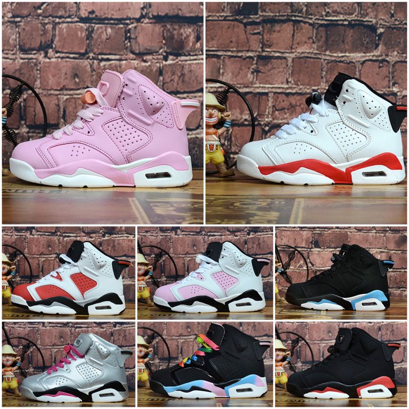 Acheter Pas Cher Nike Air Jordan 6 2020 Pas Cher Chaussures De Sport Pour  Enfants 6 Enfants Chaussures De Basket Ball J6 Sport Athlétique Chaussures  De Sport Pour Les Garçons Et Les