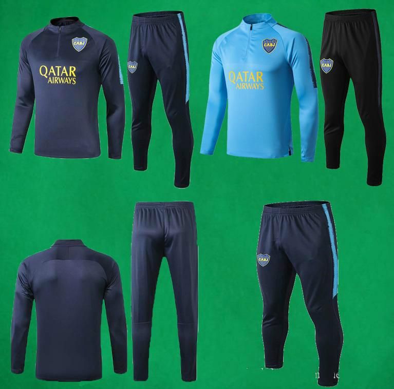 Compra 19 20 Boca Juniors Traje De Entrenamiento De Fútbol De Futbol Del  Chándal Azul Profundo Con Capucha Pantalones Hombres Completa Boca Calidad  Tailandesa Suéter Pantalón Largo Barato | Entrega Rápida Y