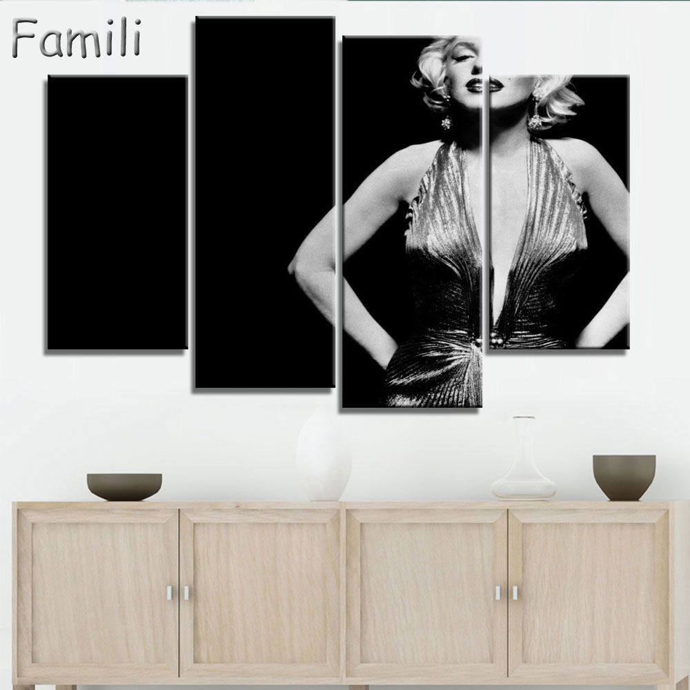2020 Canvas Painting New Sets Canvas Art Marilyn Monroe Canvas Wall Art Painting Decoration For Home Abstract Figure From Xiaofang8810 5 19 Dhgate Com