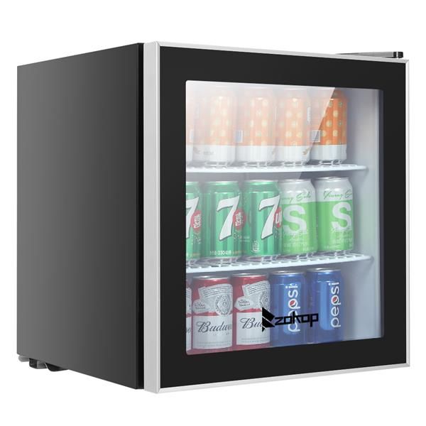 2019 Beverage Refrigerator And Cooler Mini Fridge With Glass Door For Soda Beer Or Wine Small Drink Dispenser Machine Office Bar From
