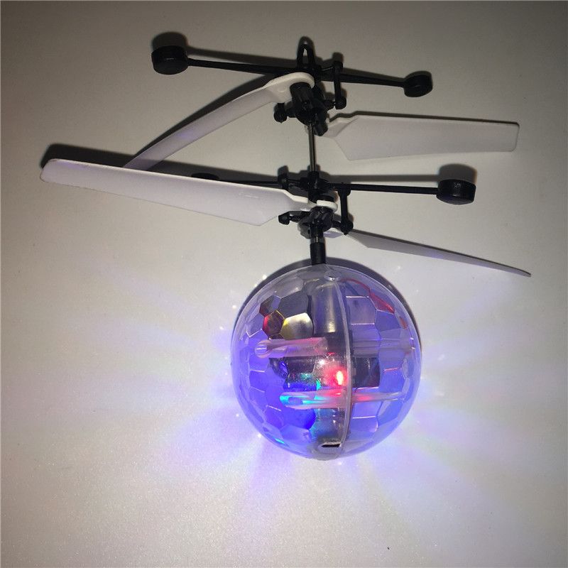 led flying helicopter