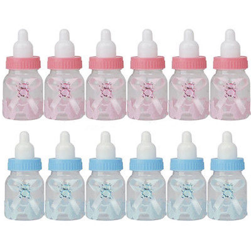 fillable baby bottle favors for baby shower