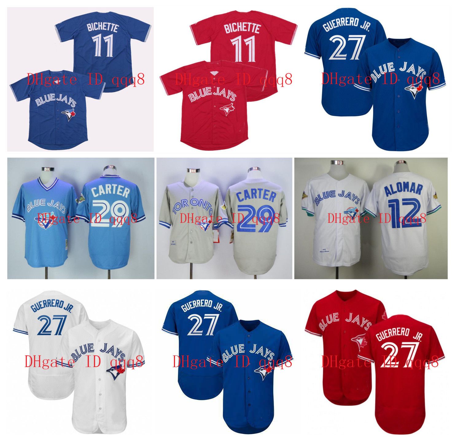 custom blue jays jersey