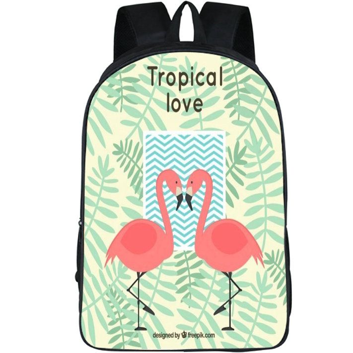 tropical backpack for school