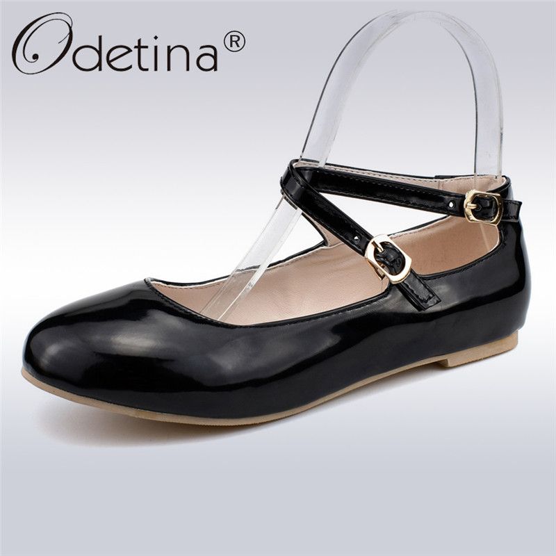 ballerina flats with straps