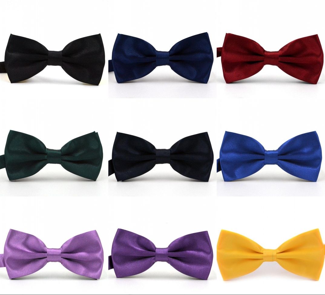 Buy Dropship Products Of Solid Colors Trumpet Bow Ties For Weddings ...