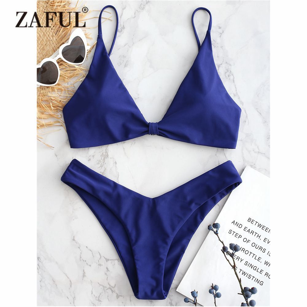 zaful knot bikini