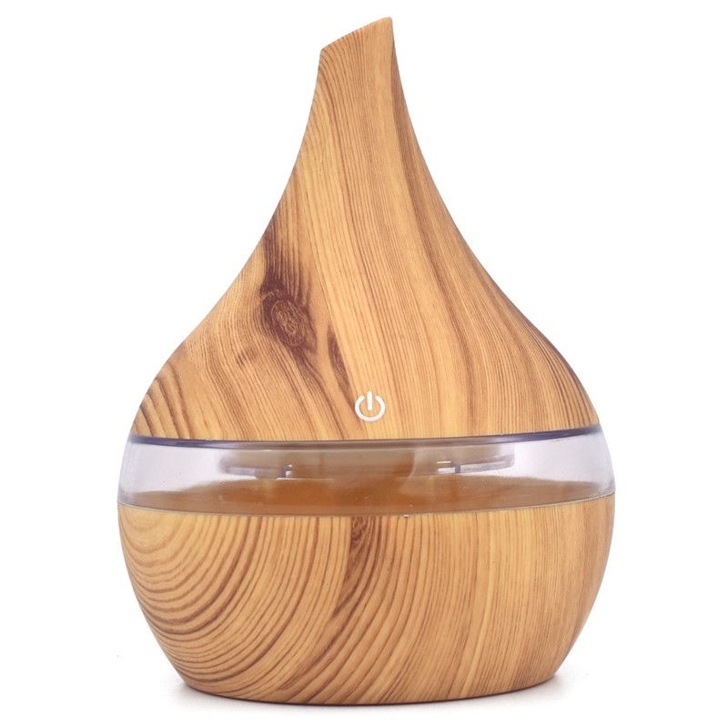 USB Electric Aroma Air Diffuser Wood Ultrasonic Air Humidifier Essential Oil