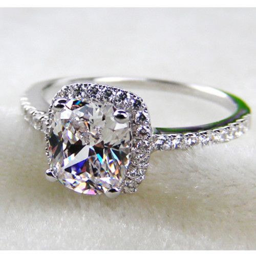 Bague forme coussin Outlet