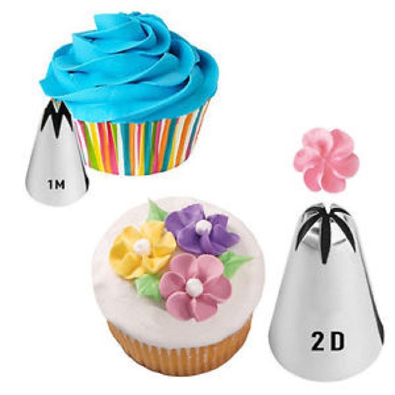 Rose Flower Ice Cream Tool Icing Piping Nozzles Baking Mold Cake Decorating