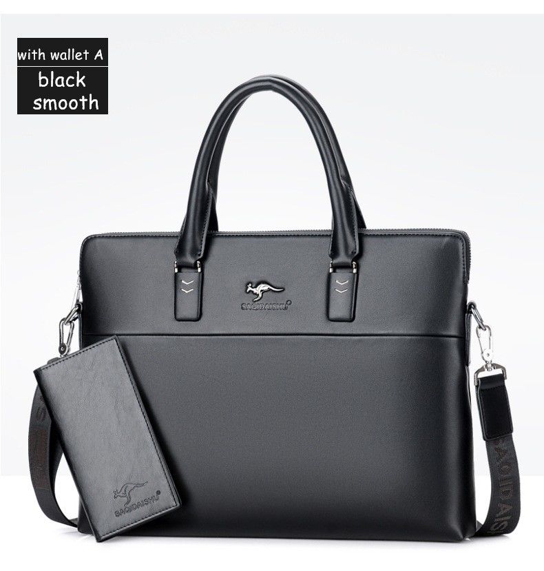 black smooth with wallet A